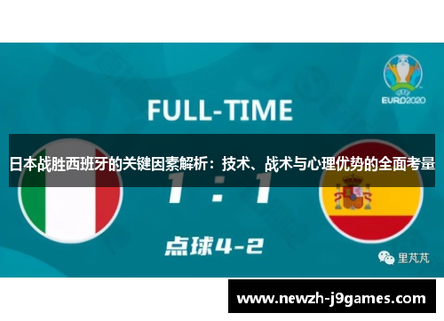 日本战胜西班牙的关键因素解析:技术、战术与心理优势的全面考量 日本战胜西班牙的关键因素解析:技术、战术与心理优势的全面考量